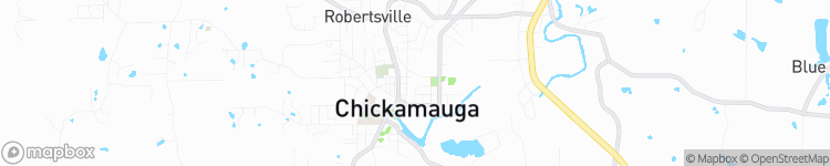 Chickamauga - map