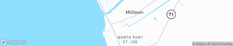 Port Saint Joe - map