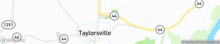 Taylorsville - map