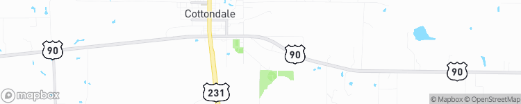 Cottondale - map