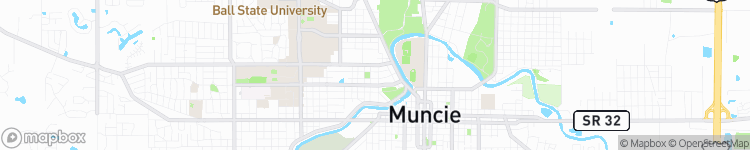 Muncie - map