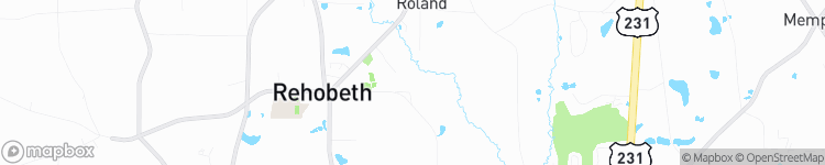 Rehobeth - map