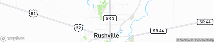 Rushville - map