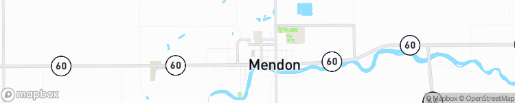 Mendon - map
