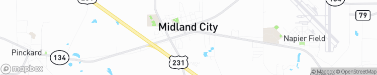 Midland City - map