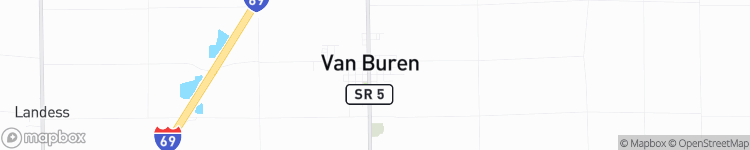 Van Buren - map