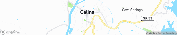 Celina - map