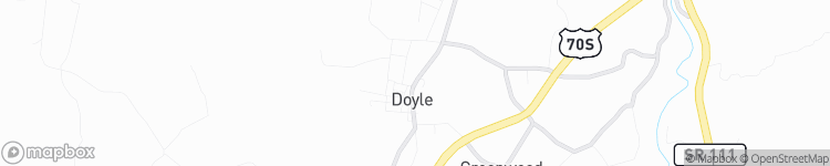 Doyle - map