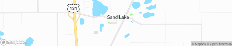 Sand Lake - map
