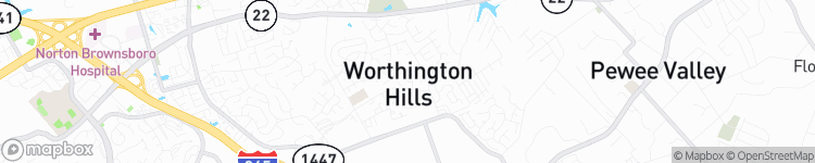 Worthington Hills - map
