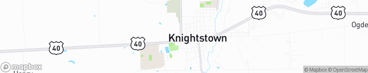 Knightstown - map