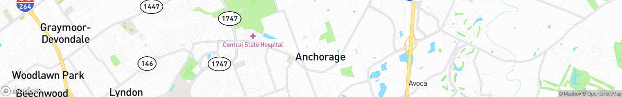Anchorage - map