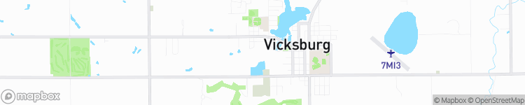 Vicksburg - map