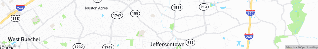 Jeffersontown - map