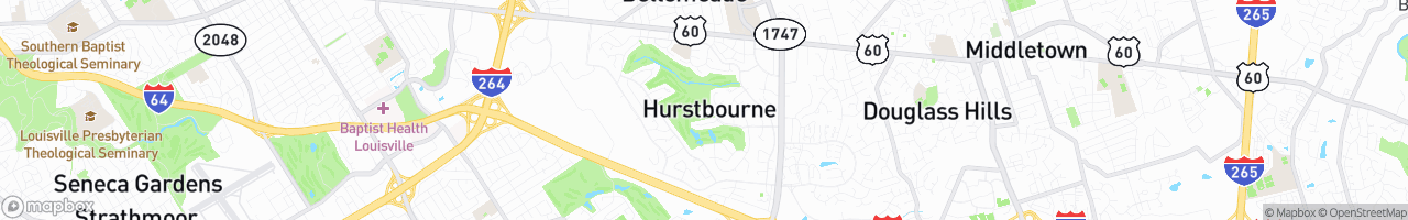 Hurstbourne - map