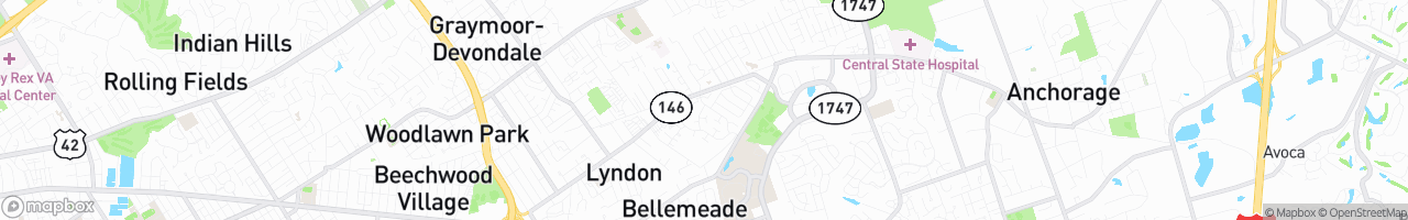Lyndon - map