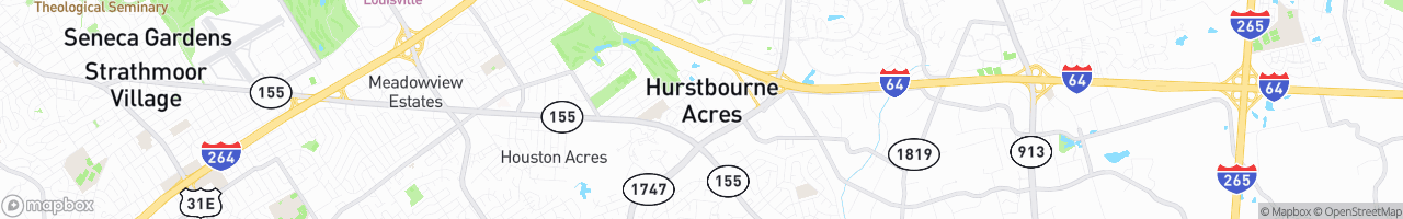 Hurstbourne Acres - map