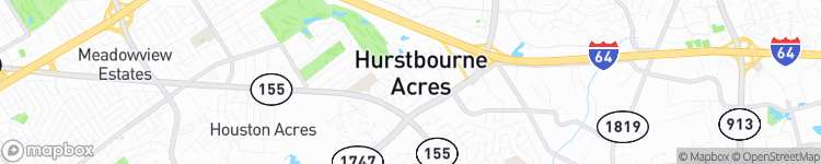 Hurstbourne Acres - map