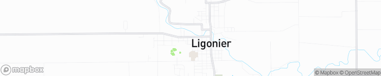 Ligonier - map