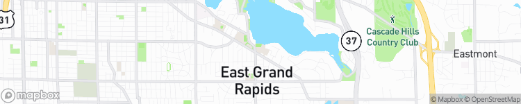 East Grand Rapids - map