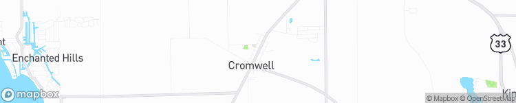 Cromwell - map