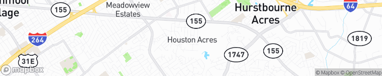 Houston Acres - map