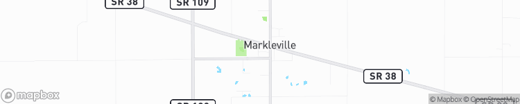 Markleville - map
