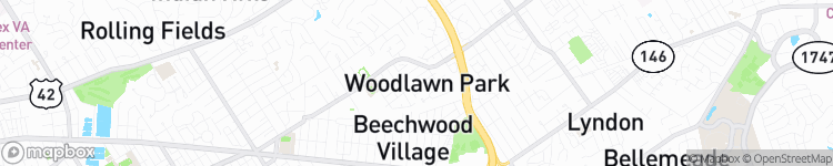 Woodlawn Park - map