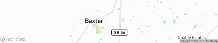 Baxter - map