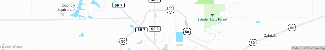 Lowe's Distribution Centers - map