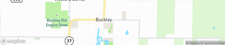 Buckley - map