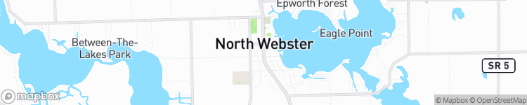 North Webster - map