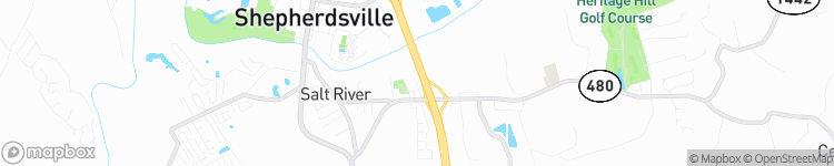 Shepherdsville - map