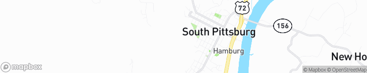 South Pittsburg - map