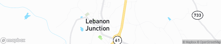 Lebanon Junction - map