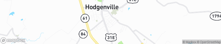 Hodgenville - map