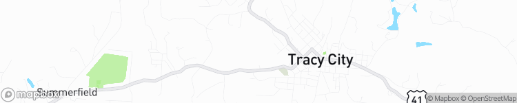 Tracy City - map