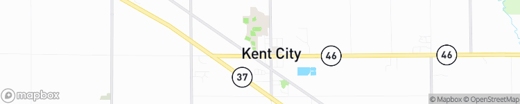 Kent City - map