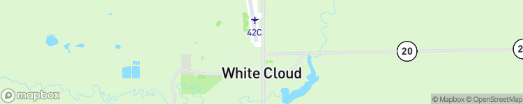 White Cloud - map