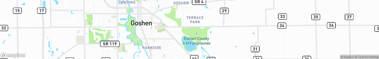 Elkhart County Fairgrounds & RV Camping - map