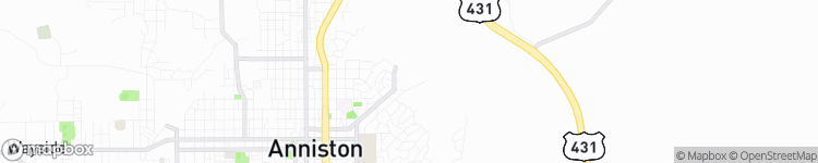 Anniston - map