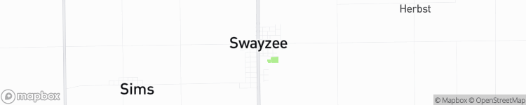Swayzee - map