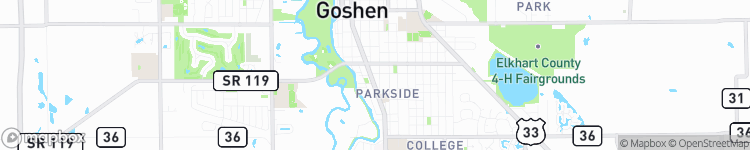 Goshen - map