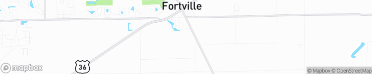 Fortville - map
