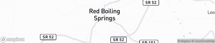 Red Boiling Springs - map
