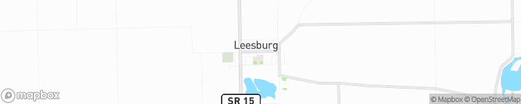 Leesburg - map