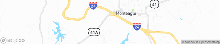 Monteagle - map