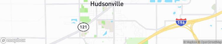 Hudsonville - map