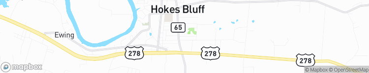 Hokes Bluff - map