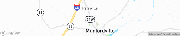 Munfordville - map